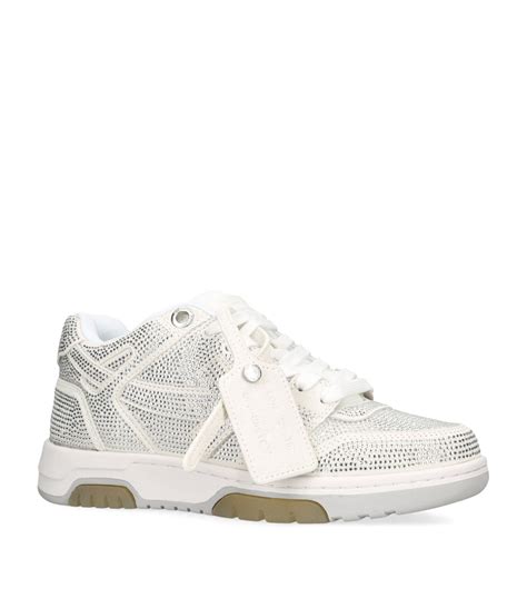 off white crystal sneakers